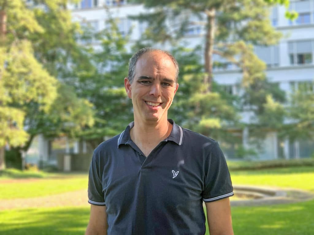 Michael Coslovsky im USB-Garten